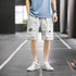 Men's Classic Relaxed Fit Running Athletic Cargo Shorts